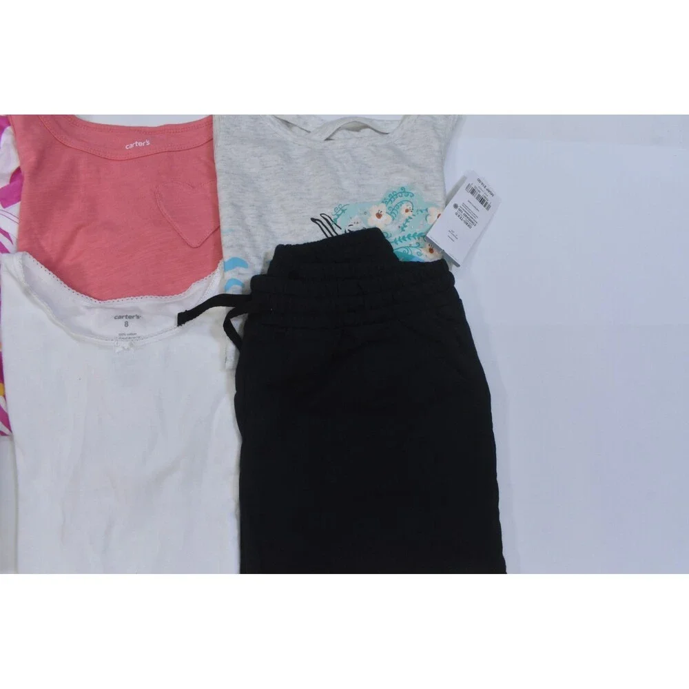 Carters Bulk Lot Of 7 Girls Size Medium 8 Mixed Season Tops Bottoms Dresses